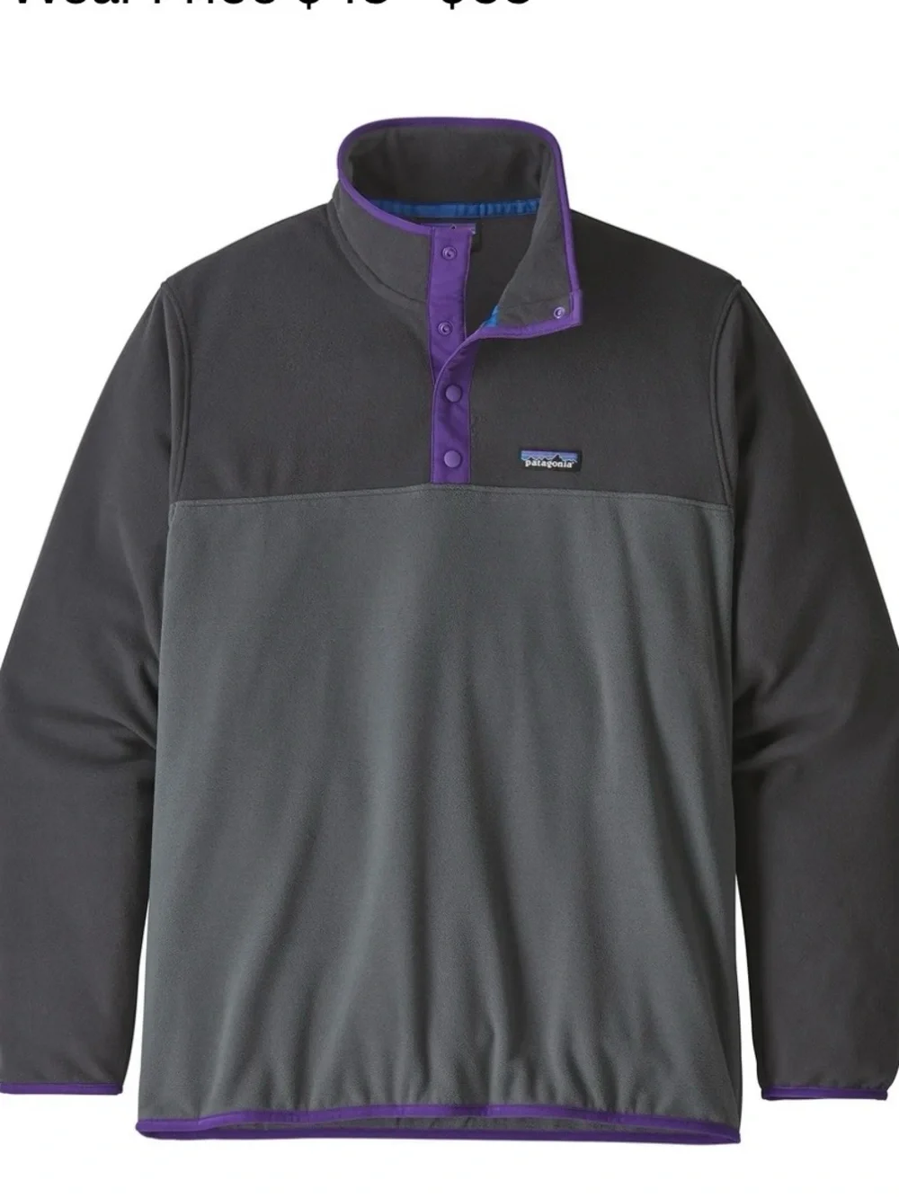 Men’s Patagonia micro fleece pullover